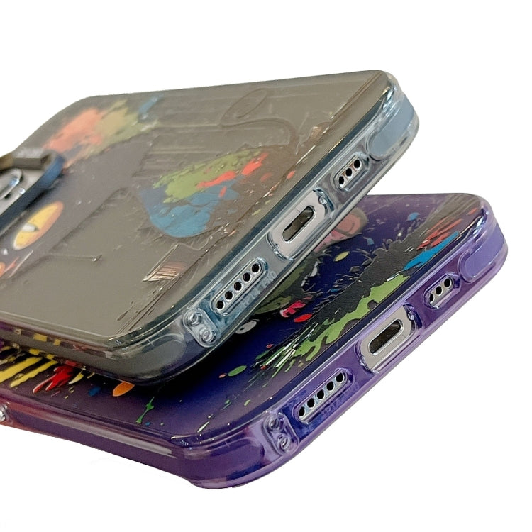 Animal Pattern Oil Painting Series PC + TPU Phone Case, For iPhone 12 mini