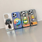 Animal Pattern Oil Painting Series PC + TPU Phone Case, For iPhone 11 Pro