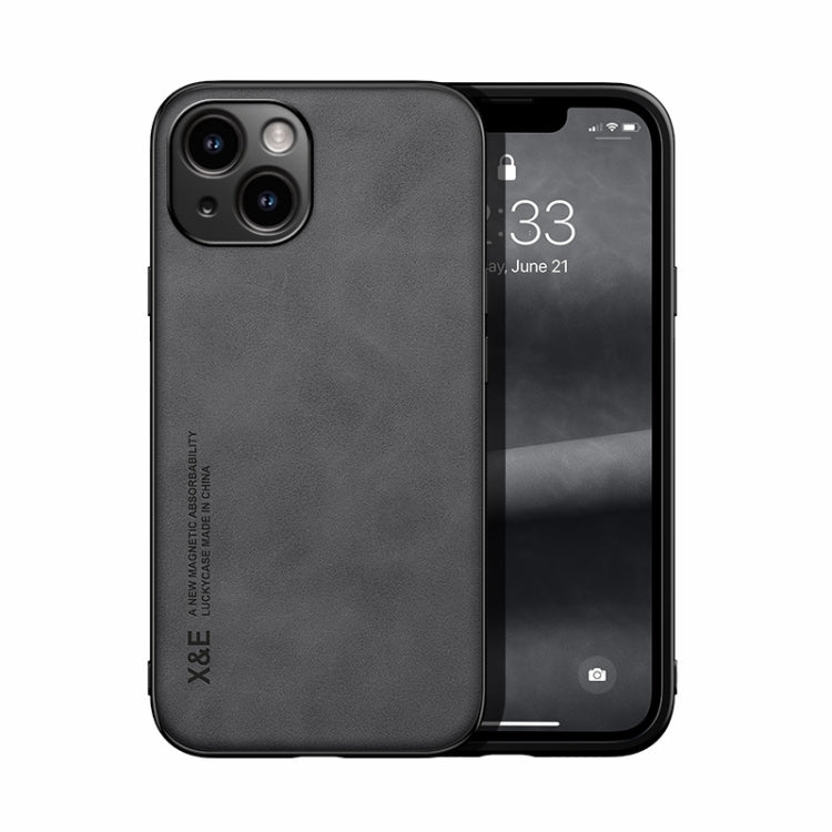Ốp điện thoại mặt sau da từ tính cảm giác da, dành cho iPhone 14, iPhone 14 Pro, iPhone 14 Pro Max