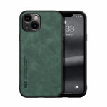 Ốp điện thoại mặt sau da từ tính cảm giác da, dành cho iPhone 14, iPhone 14 Pro, iPhone 14 Pro Max