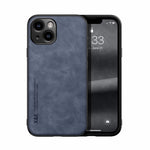 Ốp điện thoại mặt sau da từ tính cảm giác da, dành cho iPhone 14, iPhone 14 Pro, iPhone 14 Pro Max