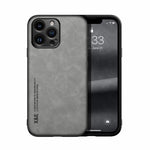 Ốp điện thoại mặt sau da từ tính cảm giác da, dành cho iPhone 14, iPhone 14 Pro, iPhone 14 Pro Max