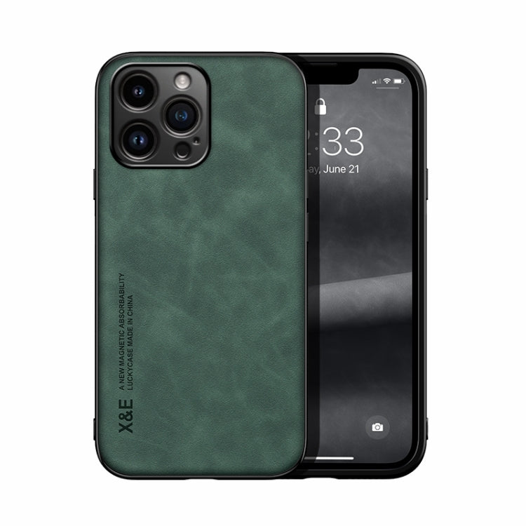 Ốp điện thoại mặt sau da từ tính cảm giác da, dành cho iPhone 14, iPhone 14 Pro, iPhone 14 Pro Max