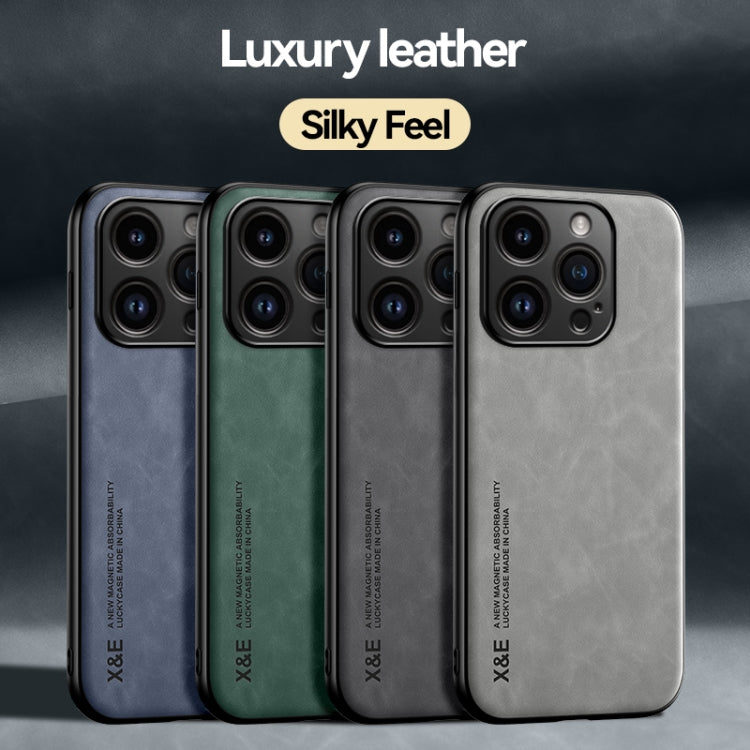Ốp điện thoại mặt sau da từ tính cảm giác da, dành cho iPhone 14, iPhone 14 Pro, iPhone 14 Pro Max