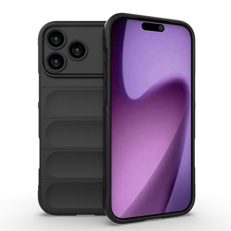Ốp điện thoại TPU + vải nỉ Magic Shield, dành cho iPhone 17e / 16e, iPhone 17 Pro Max, iPhone 17 Pro, iPhone 17
