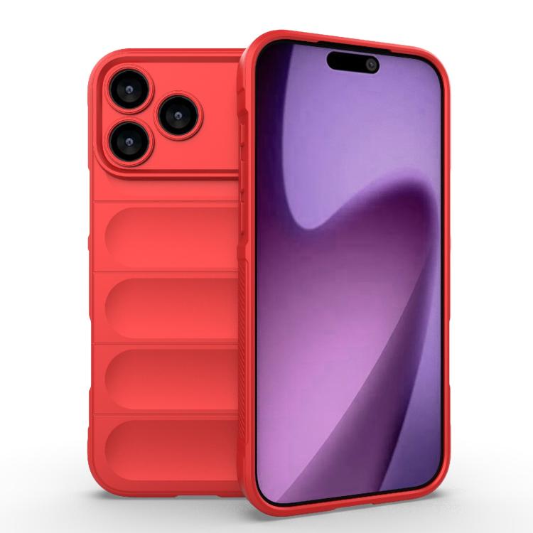 Ốp điện thoại TPU + vải nỉ Magic Shield, dành cho iPhone 17e / 16e, iPhone 17 Pro Max, iPhone 17 Pro, iPhone 17