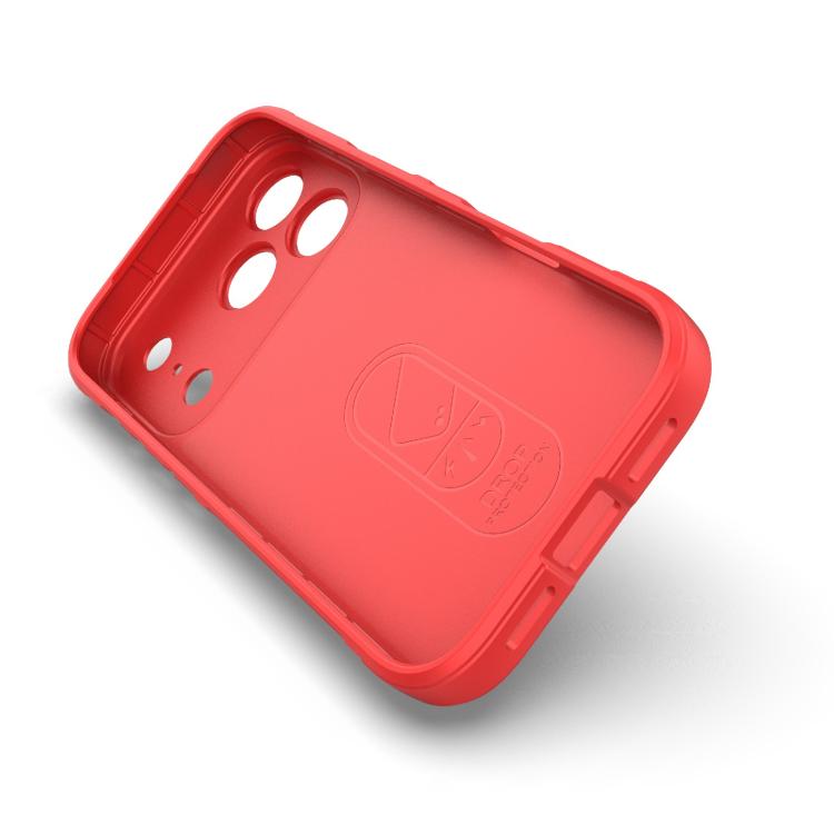Ốp điện thoại TPU + vải nỉ Magic Shield, dành cho iPhone 17e / 16e, iPhone 17 Pro Max, iPhone 17 Pro, iPhone 17