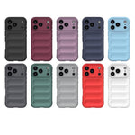 Ốp điện thoại TPU + vải nỉ Magic Shield, dành cho iPhone 17e / 16e, iPhone 17 Pro Max, iPhone 17 Pro, iPhone 17