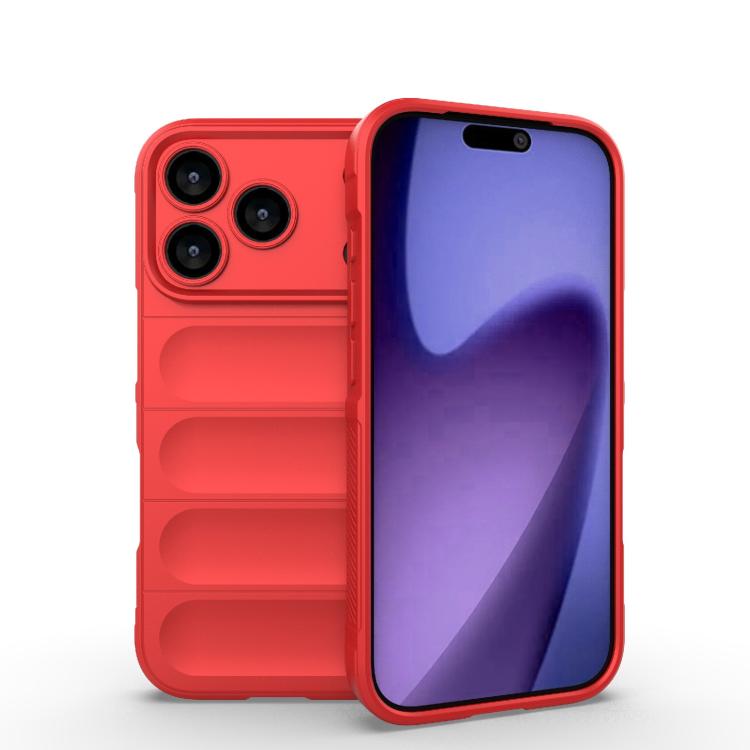 Ốp điện thoại TPU + vải nỉ Magic Shield, dành cho iPhone 17e / 16e, iPhone 17 Pro Max, iPhone 17 Pro, iPhone 17