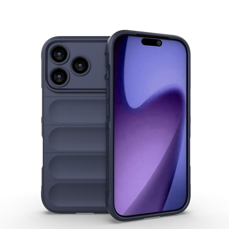 Ốp điện thoại TPU + vải nỉ Magic Shield, dành cho iPhone 17e / 16e, iPhone 17 Pro Max, iPhone 17 Pro, iPhone 17