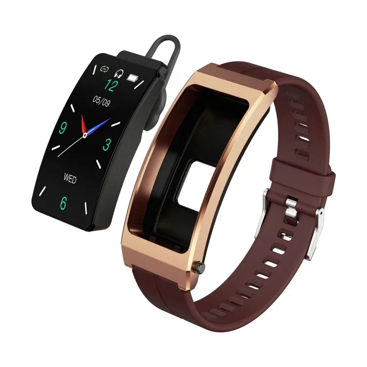 Vòng Đeo Tay Gọi Thông Minh Dây Da Màn Hình TFT 1.14 inch K13S Hỗ trợ Quản lý Giấc ngủ / Theo dõi Oxy trong máu, Dây Da