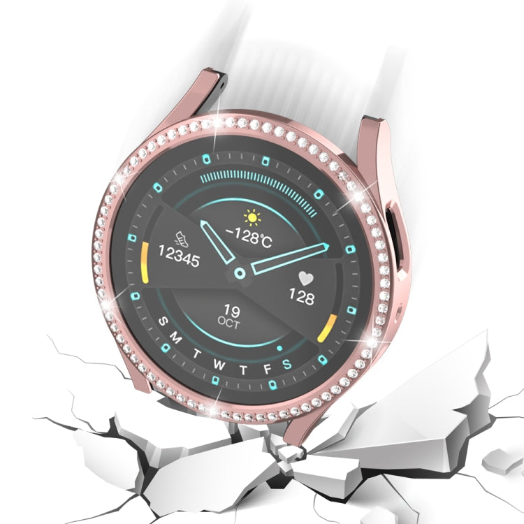 Ốp bảo vệ đồng hồ PC rỗng kim cương, dành cho Samsung Galaxy Watch 6 44mm, dành cho Samsung Galaxy Watch 6 40mm