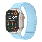 Dây đồng hồ silicone vòng từ tính, dành cho Apple Watch Series 9 45mm, dành cho Apple Watch Series 9 41mm, dành cho Apple Watch Ultra 49mm