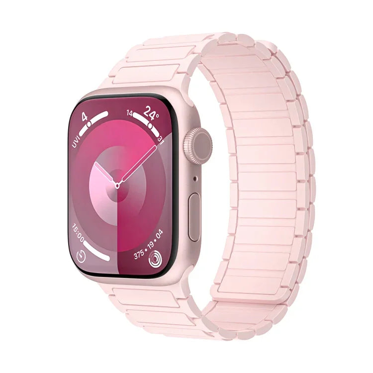 Dây đeo đồng hồ silicone vòng từ tính, dành cho Apple Watch Series 8 41mm, dành cho Apple Watch Series 8 45mm, dành cho Apple Watch SE 2022 40mm