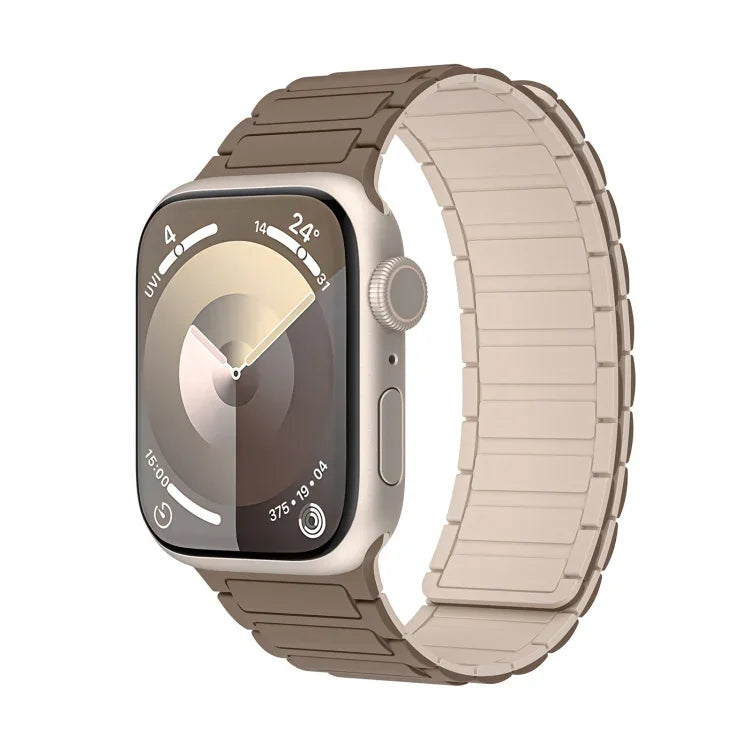 Dây đeo đồng hồ silicone vòng từ tính, dành cho Apple Watch SE 2022 44mm, dành cho Apple Watch Series 7 41mm, dành cho Apple Watch Series 7 45mm