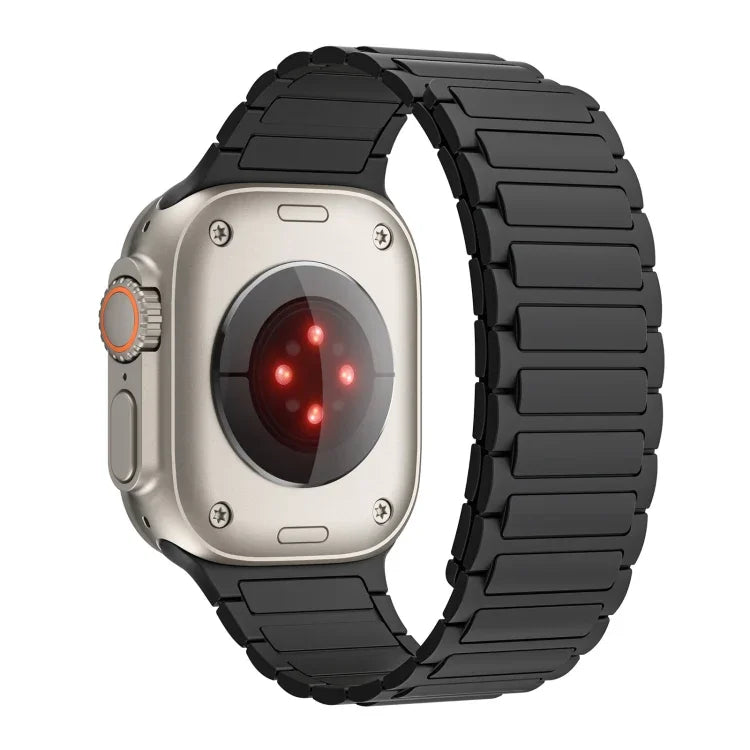 Dây đeo đồng hồ silicone vòng từ tính, dành cho Apple Watch Series 6 44mm, dành cho Apple Watch Series 5 44mm, dành cho Apple Watch Series 5 40mm