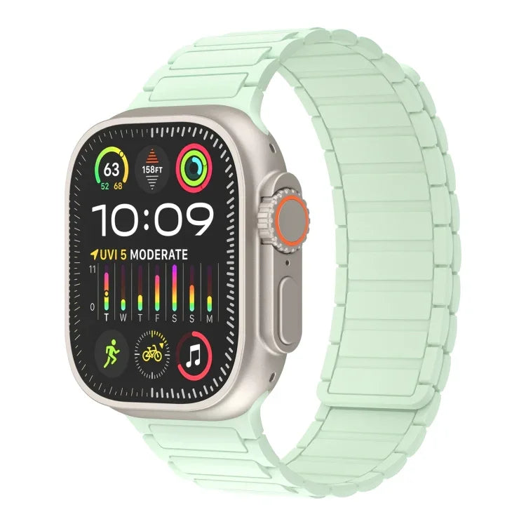 Dây đồng hồ silicone vòng từ tính, dành cho Apple Watch SE 2023 44mm, dành cho Apple Watch SE 2023 40mm, dành cho Apple Watch Ultra 2 49mm