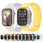 Dây đồng hồ silicone vòng từ tính, dành cho Apple Watch SE 2023 44mm, dành cho Apple Watch SE 2023 40mm, dành cho Apple Watch Ultra 2 49mm