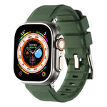 Dây đeo đồng hồ silicone vòng đôi, dành cho Apple Watch 42mm và 38mm