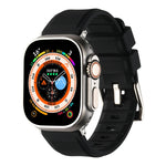 Dây đeo đồng hồ silicone vòng đôi, dành cho Apple Watch 42mm và 38mm