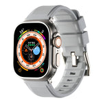 Dây đeo đồng hồ silicone vòng đôi, dành cho Apple Watch 42mm và 38mm