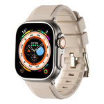 Dây đeo đồng hồ silicone vòng đôi, dành cho Apple Watch 42mm và 38mm
