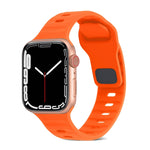 Dây Đồng Hồ Silicone Kẻ Sọc Khóa Vuông, Dành Cho Apple Watch SE 2023 44mm, Dành Cho Apple Watch SE 2023 40mm