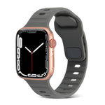 Dây Đồng Hồ Silicone Kẻ Sọc Khóa Vuông, Dành Cho Apple Watch SE 2023 44mm, Dành Cho Apple Watch SE 2023 40mm