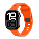 Dây Đồng Hồ Silicone Kẻ Sọc Khóa Vuông, Dành Cho Apple Watch Series 10 46mm, Dành Cho Apple Watch Series 10 42mm