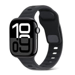 Dây Đồng Hồ Silicone Kẻ Sọc Khóa Vuông, Dành Cho Apple Watch Series 10 46mm, Dành Cho Apple Watch Series 10 42mm
