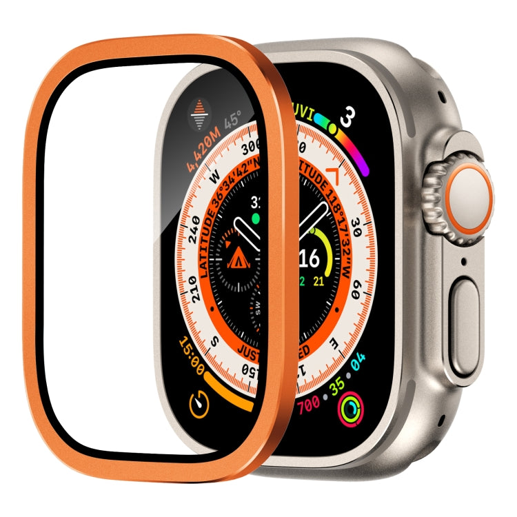 Khung hợp kim nhôm tích hợp phim cường lực, cho Apple Watch Ultra 49mm