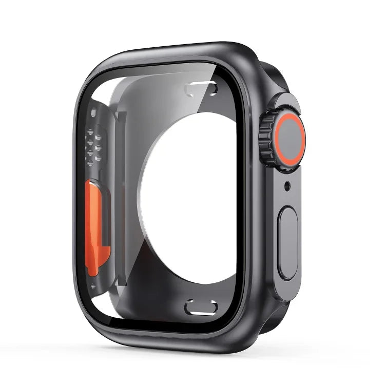 Thay đổi sang vỏ đồng hồ PC lai phim bảo vệ toàn diện Ultra 49mm, Dành cho Apple Watch Series 6 / 5 / 4 / SE 44mm, Dành cho Apple Watch Series 6 / 5 / 4 / SE 40mm, Dành cho Apple Watch Series 9 / 8 / 7 45mm, Dành cho Apple Watch Series 9 / 8 / 7 41mm