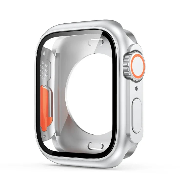 Thay đổi sang vỏ đồng hồ PC lai phim bảo vệ toàn diện Ultra 49mm, Dành cho Apple Watch Series 6 / 5 / 4 / SE 44mm, Dành cho Apple Watch Series 6 / 5 / 4 / SE 40mm, Dành cho Apple Watch Series 9 / 8 / 7 45mm, Dành cho Apple Watch Series 9 / 8 / 7 41mm