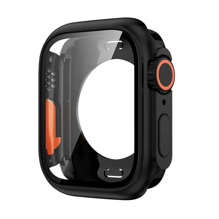 Thay đổi sang vỏ đồng hồ PC lai phim bảo vệ toàn diện Ultra 49mm, Dành cho Apple Watch Series 6 / 5 / 4 / SE 44mm, Dành cho Apple Watch Series 6 / 5 / 4 / SE 40mm, Dành cho Apple Watch Series 9 / 8 / 7 45mm, Dành cho Apple Watch Series 9 / 8 / 7 41mm