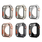 Thay đổi sang vỏ đồng hồ PC lai phim bảo vệ toàn diện Ultra 49mm, Dành cho Apple Watch Series 6 / 5 / 4 / SE 44mm, Dành cho Apple Watch Series 6 / 5 / 4 / SE 40mm, Dành cho Apple Watch Series 9 / 8 / 7 45mm, Dành cho Apple Watch Series 9 / 8 / 7 41mm