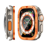 Khung kim loại vòng số tích hợp phim cường lực, Dành cho Apple Watch Ultra 1 / 2 / 3 49mm