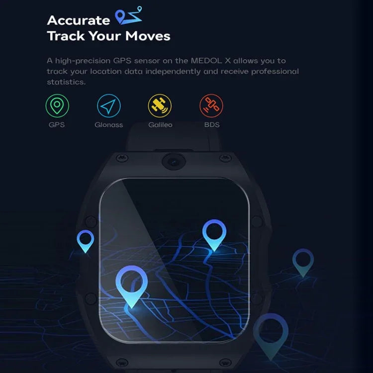 Model X Đồng hồ Thông minh Gốm Android 9.0 4G Chống Nước IP68 Màn hình 1.99 inch Hai Camera, 2GB+16GB, 4GB+128GB