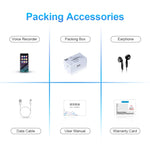 Máy ghi âm thông minh đa chức năng M15, máy nghe nhạc MP3 âm thanh HiFi Walkman, 4GB, 8GB, 16GB, 32GB