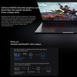Laptop Xiaomi RedmiBook Pro 14 inch, Windows 11 Home phiên bản Trung Quốc, Intel thế hệ 12 Core i7-12650H mười nhân, đồ họa rời MX550, i7-12650H MX550