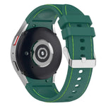 Dây đồng hồ da silicone, dành cho Samsung Galaxy Watch 6 / 6 Classic