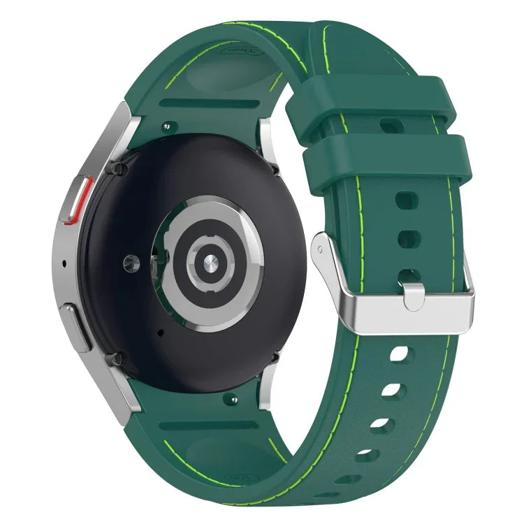 Dây đồng hồ da silicone, dành cho Samsung Galaxy Watch 6 / 6 Classic