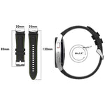 Dây đồng hồ da silicone, dành cho Samsung Galaxy Watch 6 / 6 Classic