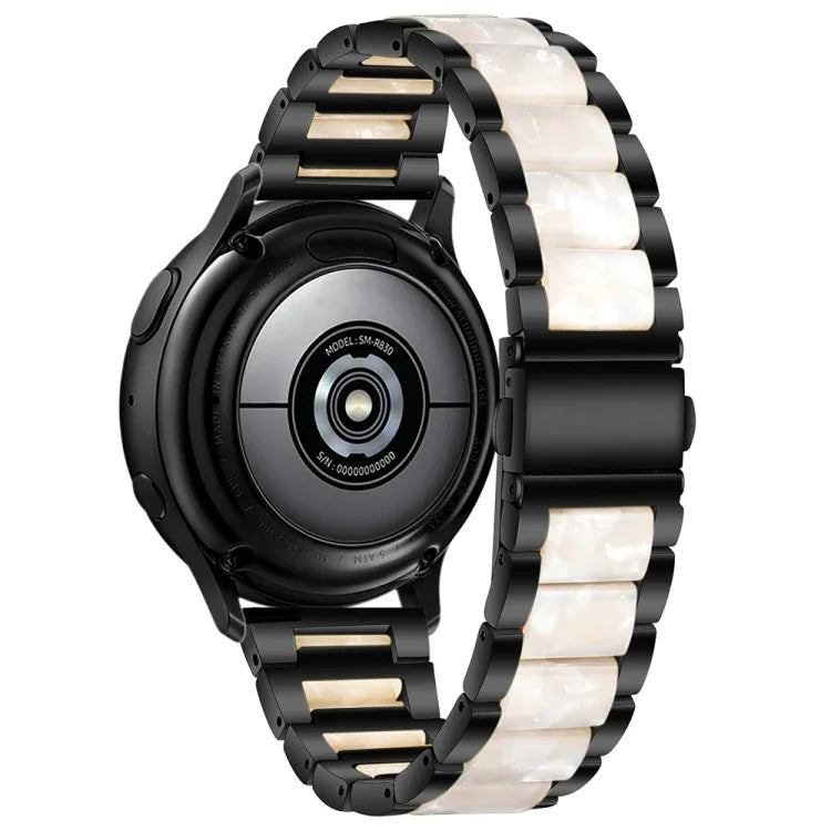 Dây đồng hồ kim loại ba hạt nhựa, dành cho Samsung Galaxy Watch 6 / 6 Classic