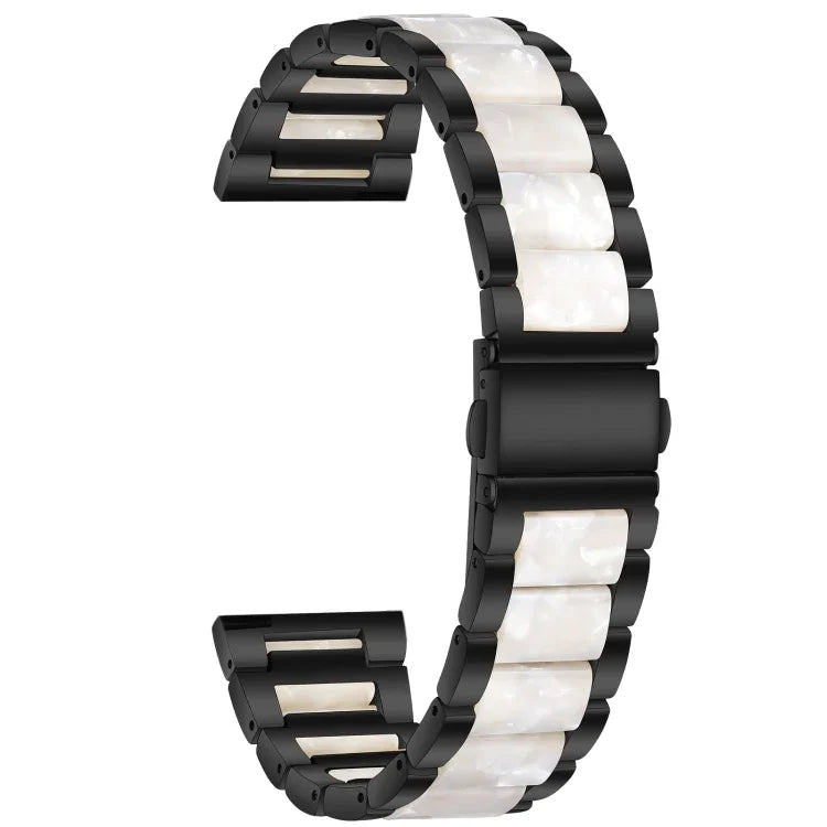 Dây đồng hồ kim loại ba hạt nhựa, dành cho Samsung Galaxy Watch 6 / 6 Classic