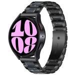 Dây đồng hồ kim loại ba hạt nhựa, dành cho Samsung Galaxy Watch 6 / 6 Classic