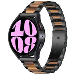 Dây đồng hồ kim loại ba hạt nhựa, dành cho Samsung Galaxy Watch 6 / 6 Classic