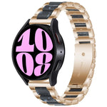 Dây đồng hồ kim loại ba hạt nhựa, dành cho Samsung Galaxy Watch 6 / 6 Classic