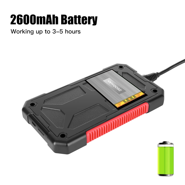 Nội soi công nghiệp cầm tay tích hợp màn hình dọc chống nước HD đỏ 3.9mm P40, 2m, 5m, 10m