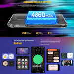 Ulefone Armor X12 Pro, điện thoại bền bỉ IP68/IP69K, màn hình 5.45 inch Android 15 MediaTek Helio G36 Octa Core, Mạng: 4G, NFC, 4GB+64GB