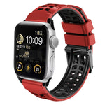 Dây đồng hồ silicone khóa đôi hàng chéo, Dành cho Apple Watch SE 2022 40mm, Dành cho Apple Watch SE 2022 44mm, Dành cho Apple Watch Series 9 41mm, Dành cho Apple Watch Series 8 41mm, Dành cho Apple Watch Series 8 45mm